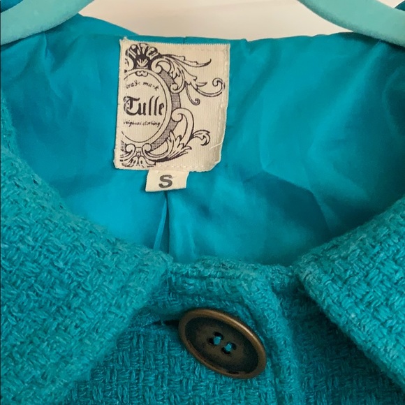 Blue jacket/coat small - Picture 5 of 6